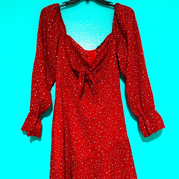 Nasty Gal Dresses & Skirts - Red polka dot dress